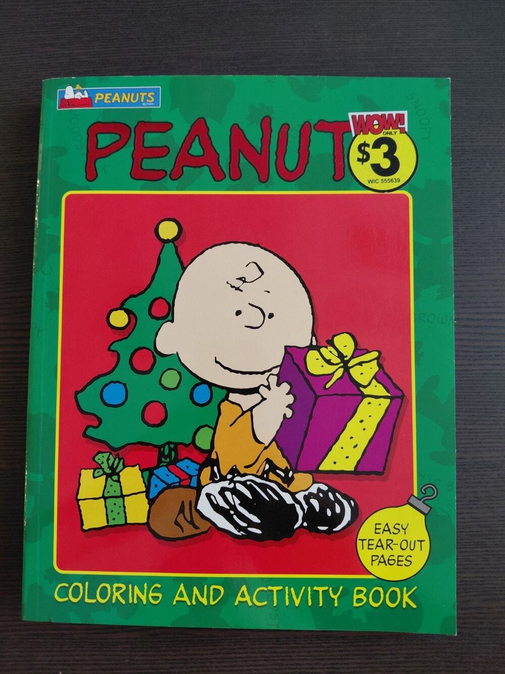 Vintage 2007 Peanuts Christmas Coloring and Activity Book Charlie Brown Unused